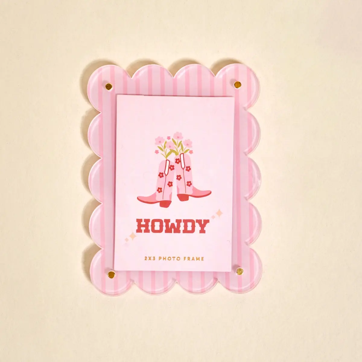 COWGIRL BOOTS MINI ACRYLIC FRAME