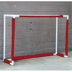 SSN 1249088 4x6 ft. Combo Soccer & Hockey Goal, 3mm Net, ABS Fittings, Nylon Sleeves, for Indoors & Outdoors