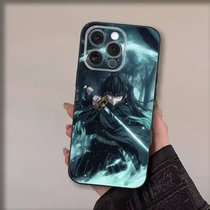 Anime Muichiro T-Tokito Phone Case For iPhone 17,16,15,14,13,12,11,Pro,Max,Plus,Air,X,XS,XR,SE,8,7,Mini,Soft Black Funda