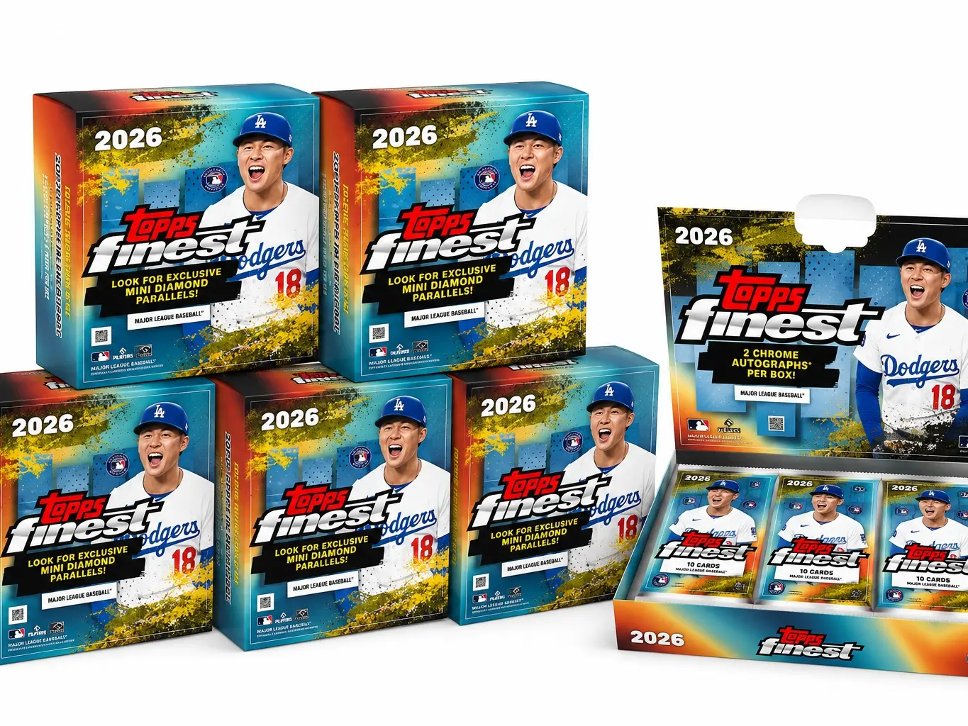 2026 Topps Finest Baseball | 1 Hobby + 5 Mega Box Team Break