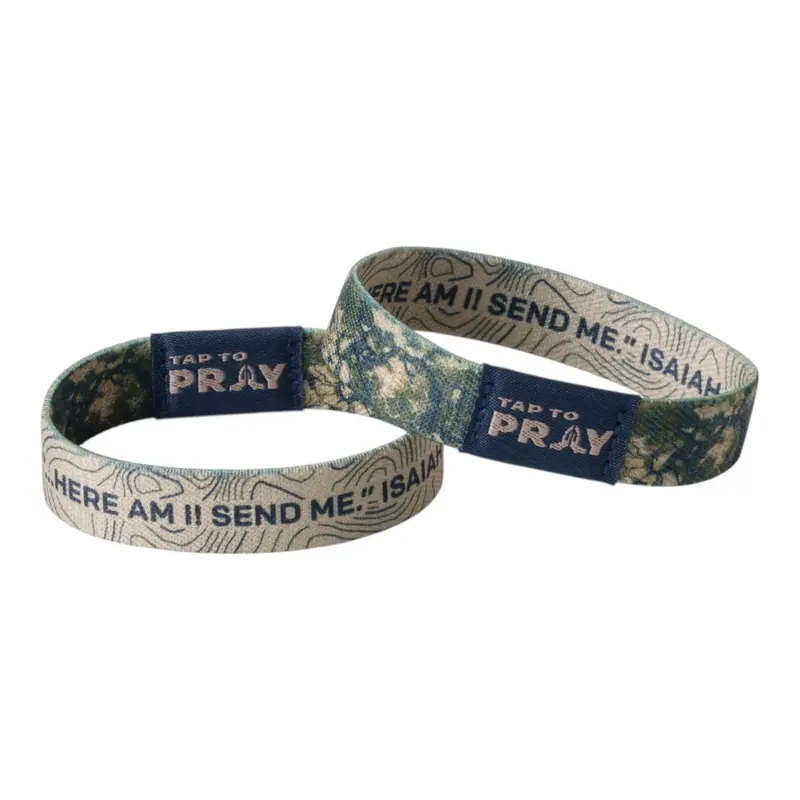 Tap To Pray® Wristband – Valor Camo