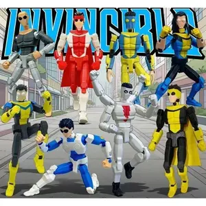 T13 Invincible Figure Assembly Completed 3D Printed Articulated Invincible Mark Action Figure Multi-Jointed Movable Model