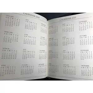 USED-2018-2019 18-Months Monthly Large Planner Calendar (Including July 2018 - December 2019) Made in USA (Size: 9.6 x 7.6) (Navy) (Unknown)
