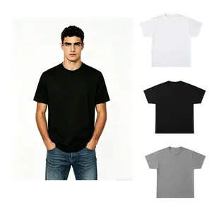 Men's Classic T-Shirt in Black White & Gray - Comfortable Short Sleeve Top for Everyday Wear