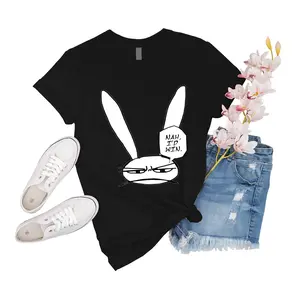 T-Shirt Unisex Gojo Kid Tadc Pomni Angry Rabbit Runtz Fanart Nah Id Win Manga Quote Jjk Would You Lose Black Torn Frame Electronic Machine Text Comic Stamp Love Lovers Quotable Win Gift
