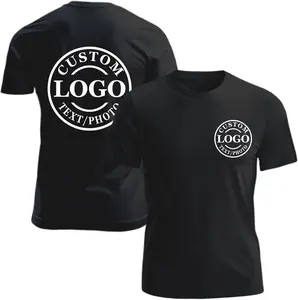 Custom Personalized T-Shirts for Men Women - Cotton Tee with Logo, Image, Text Print Front & Back