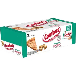 COMBOS Cheddar Cheese Pretzel Baked Snacks Bag 1.7 Ounce (Pack of 18)