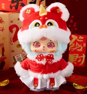 【Buy 3, Get 1 Free – “No Box” Option】Samuel  400%  Auspicious Snow Greets New Year Series Plush Blind Box