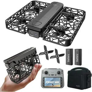 2K Dual Camera RC Drone with 4.5" LCD Screen Remote, No Phone Needed, Mini FPV Quadcopter for Adults, Brushless Motor, Under 249g, 2 Batteries, Optical Flow Hover, 360° Flip, Portable Remote Control Drone