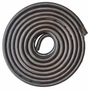 20' FT 4 GAUGE GA AWG BLACK WIRE CABLE POWER GROUND PRIMARY AMP FLEXIBLE