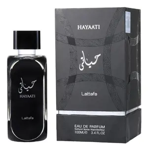 Lattafa Hayaati for Men Eau de Parfum Spray, 3.4 Ounce