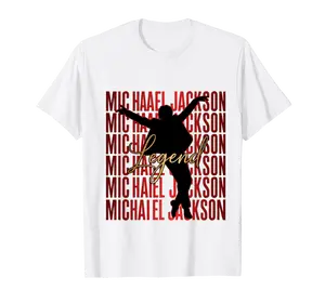 Michael Jackson Graphic Tee | 100% Cotton Unisex T-Shirt | King of Pop Legend Streetwear | Vintage MJ Silhouette Shirt for Men & Women | Retro Music Fan Apparel | Oversized Aesthetic Hip Hop Top