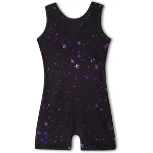 KF5-CPA040 Leotards for Girls Gymnastics Toddler Kids Tumbling Outfits Biketards Unitards Multiple Colors