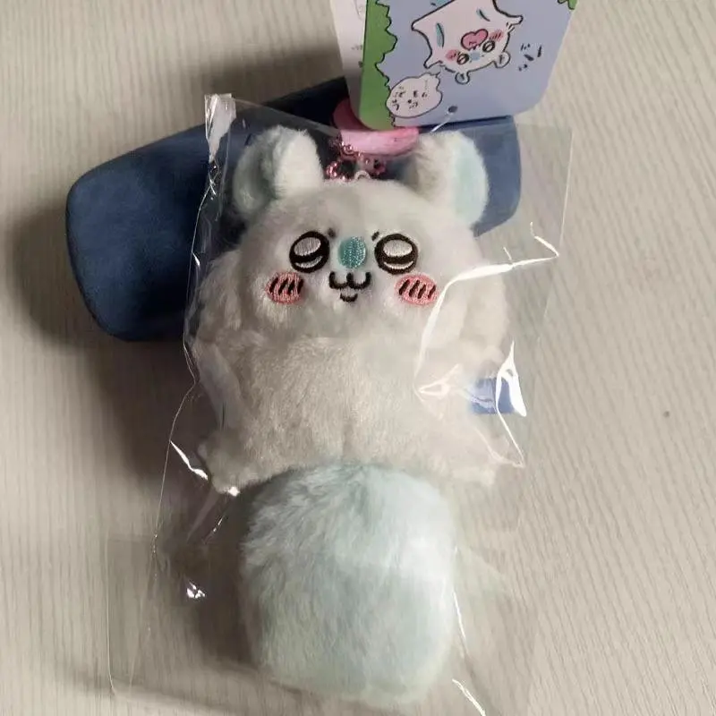 Kawaii Chiikawa Taoxin Momonga 10cm doll plush doll, children's birthday gift, backpack pendant