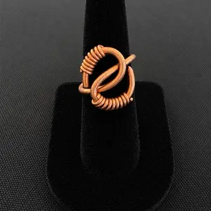 Handcrafted Adjustable Copper Infinity Ring