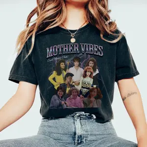 90s Mom Vibes Comfort Colors Shirt, Funny Mama Shirt, Cool Moms Club Gift, Mother's Day Gift, 90s TV Movies, Bootleg Retro Tee, Kitty, Fran