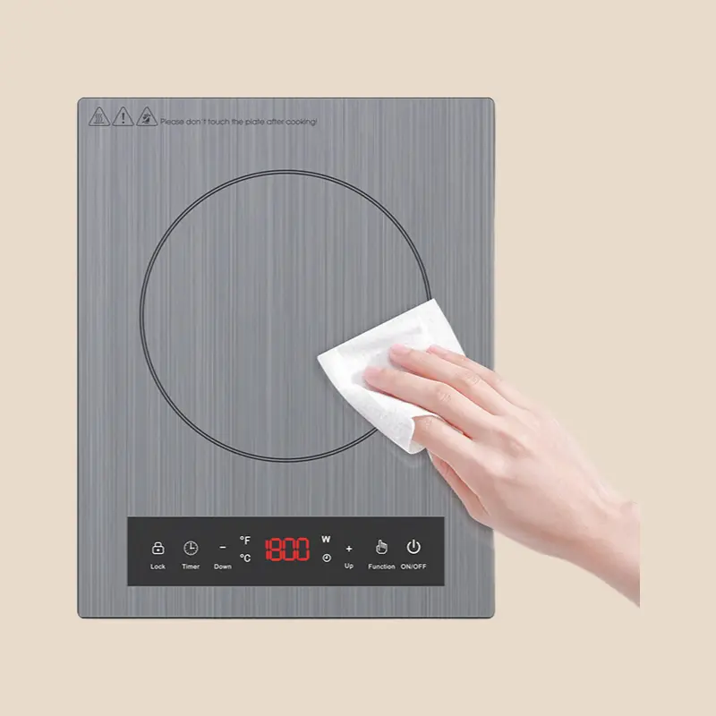 110V Induction Cooker - 280x350mm Portable Energy-Efficient Fast-Heating Electric Cooktop with Safety Protections, Eco-Friendly Household Kitchen Appliance for Frying, Home Cooking in Small Spaces, Apartments (Suitable for All Ages)