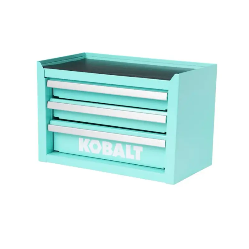 Kobalt Teal Mini Tool Box 3-drawer Base
