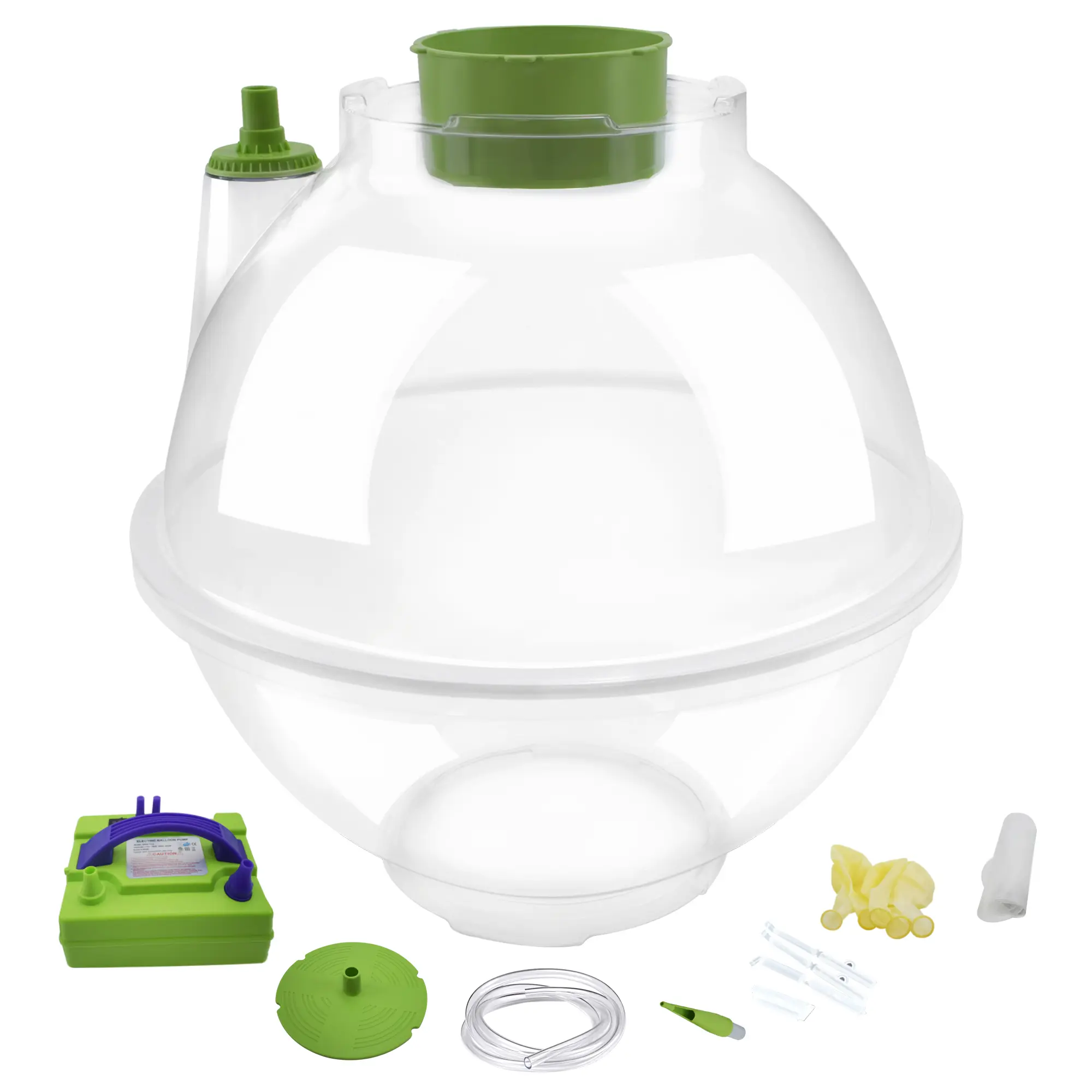 Cherish XT 17-in Balloon Stuffing Machine Kit - Thick PC Polycarbonate Gift Wrapping Tool, Filling Pump, 5 Bobo Units, 5 Latex Units for Custom Bouquets, Festive Supplies