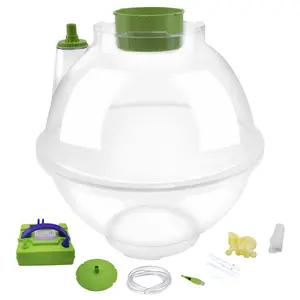 Cherish XT 17-in Balloon Stuffing Machine Kit - Thick PC Polycarbonate Gift Wrapping Tool with Filling Pump, 5 Bobo Units, 5 Latex Units for Custom Bouquets, Party Use