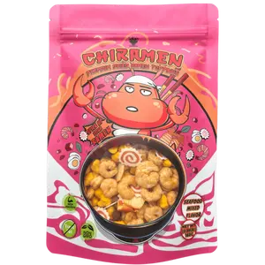 CHIRAMEN Dried Seafood Mixed Ramen Toppings, Shrimp, Fish Cake, Squid, Imitation Crab, Eggs, Prefect for Cup Noddles.