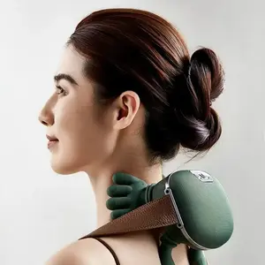 Bionic Heating Massager, Shoulder Neck Electric Acupressure Master, Wireless Portable Design, 3D Deep Tissue Pillow, 3 Speed Settings