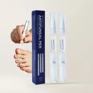 SASSYTIP Antifungal Pen - On-The-Go Relief for Athlete's Foot Ringworm & Jock Itch with Tea Tree & Clove Oil 3ml Botanical Formula Manicure