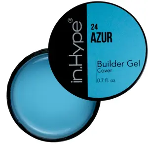 In.Hype Hard Builder Gel -  Azur #24