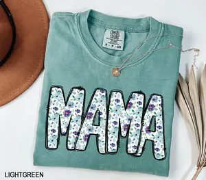 Comfort Colors Vintage floral Mama t-shirt, Mama T-Shirt, Strong Woman Shirt, gift for mothers day, Mama tee, Graphic Tee, Women's T-Shirt
