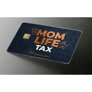 Mom Life Tax Premium Credit Card Skin | Funny Parental Levy Vinyl Debit Card Cover