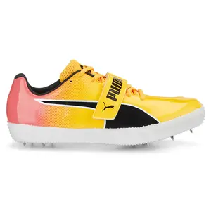 PUMA Mens Evospeed High Jump 10 And Field Running Sneakers Shoes Cleated - Yellow