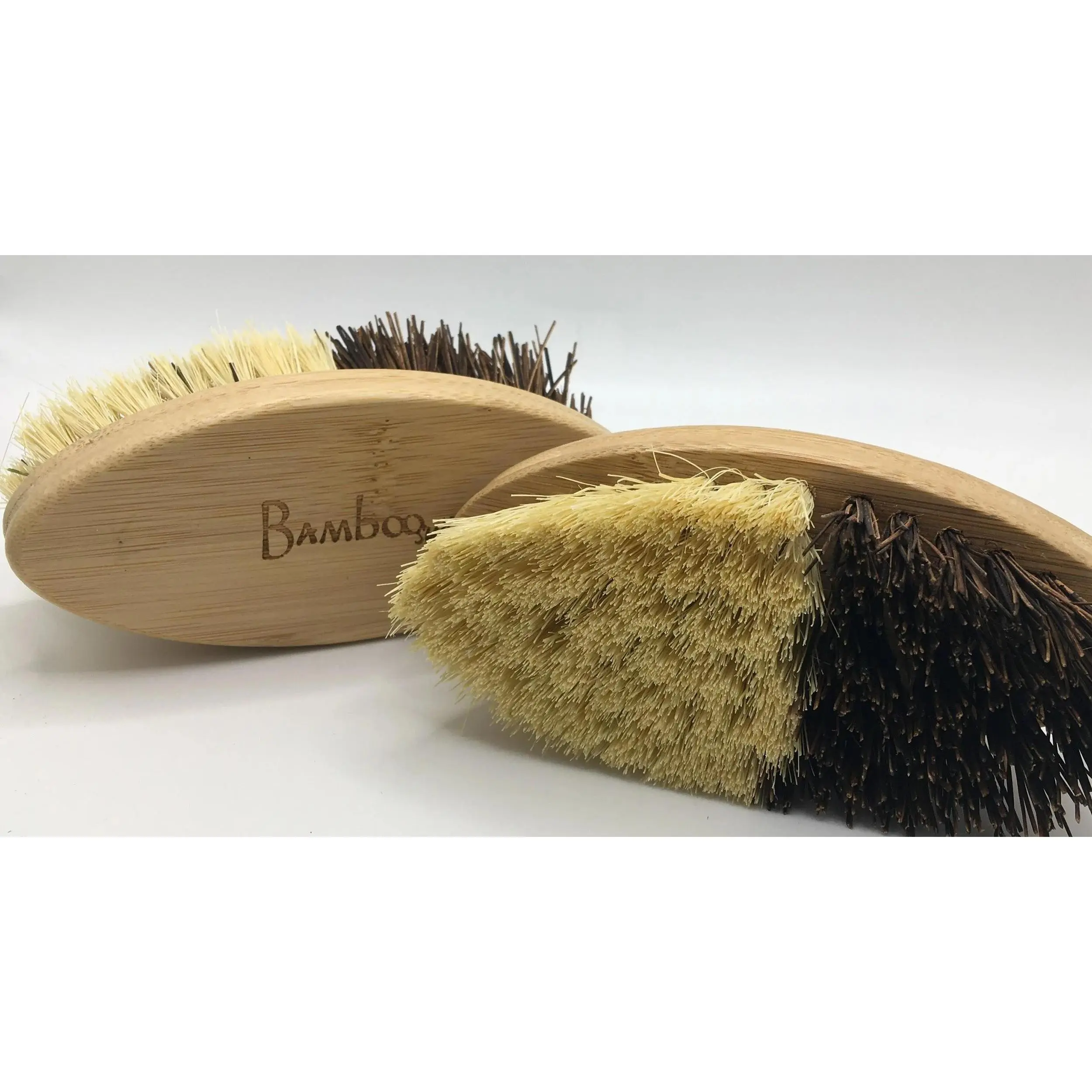 Bamboo Cleaning Brush w/ Coconut & Sisal Bristles