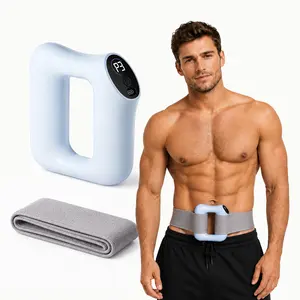 HopHorse Cordless Portable Fascia Ring Massager, Vibration Device for Waist & Back Relaxation, Rechargeable Muscle Recovery Equipment with Adjustable Comfort Strap, Lightweight for Home, Travel & Everyday Relaxation, Summervibes Gear Adjustment
