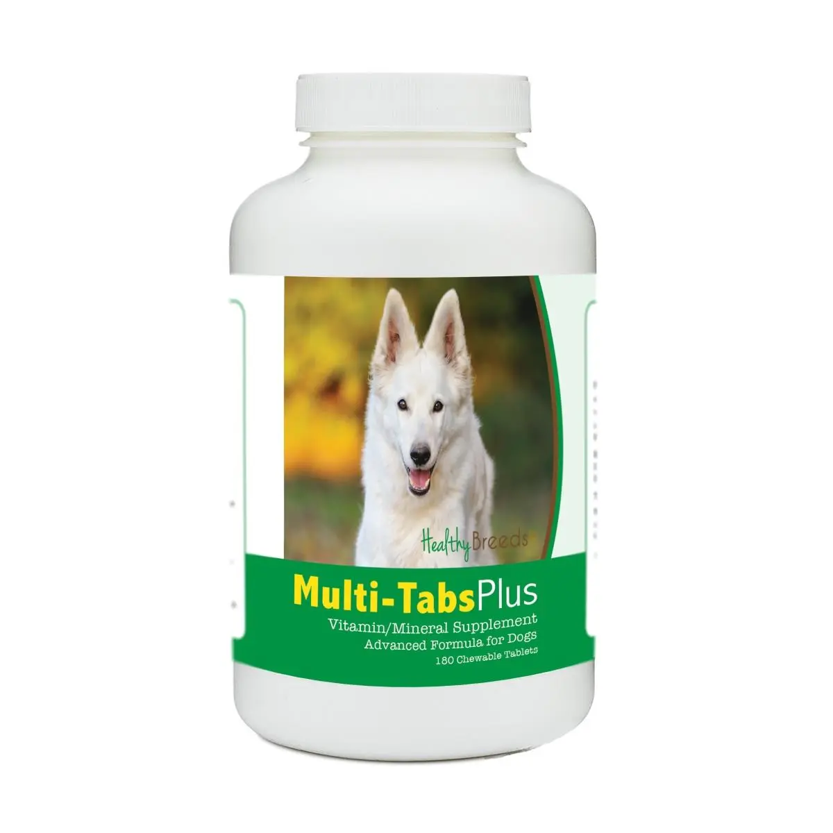 Healthy Breeds German Shepherd Multi-Tabs Plus Chewables - 180 Count, High Quality Protein, Better Health Support, Dietary Source of Minerals