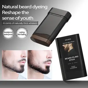 Beard Dye Stick for Men – Fast Touch-Up, Mess-Free, Easy to Apply Hair & Beard Color with Moisturizing Formula| Extra Strength Men’s Cream for Neuropathy Relief & Skin Care