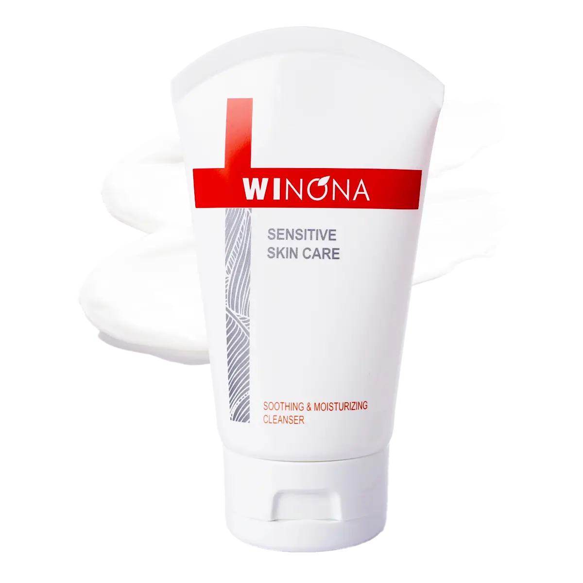Winona Facial Cleanser 80g Sensitiveness Relieving Moisturizing Tolerance-Extreme Cleanser for Sensitive Skin,Soothes Redness & Dryness,Face Wash Foaming with Glycerin & Hyaluronic Acid,Dual Moisture,Hydrate, Hydrating, Moisture, Moisturizing,Cleansing,