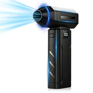 Powerful Turbo Jet Fan, Portable Type-C Rechargeable Air Duster with 100000 RPM Turbo Clear Fan for Cars, Keyboard, PC Cleaning, Summervibes Outdoor Fun