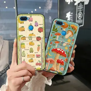 Graffiti Cute Phone Case For OPPO A12/A11K/A12S Anti-knock TPU Durable Full wrap Back Cover Fashion Design Card bag Cover Soft case Shockproof Card slot Silicone Anti-dust Cartoon