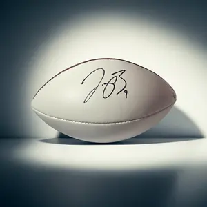 Joe Burrow of the Cincinnati Bengals autographed 9" mini logo football COA