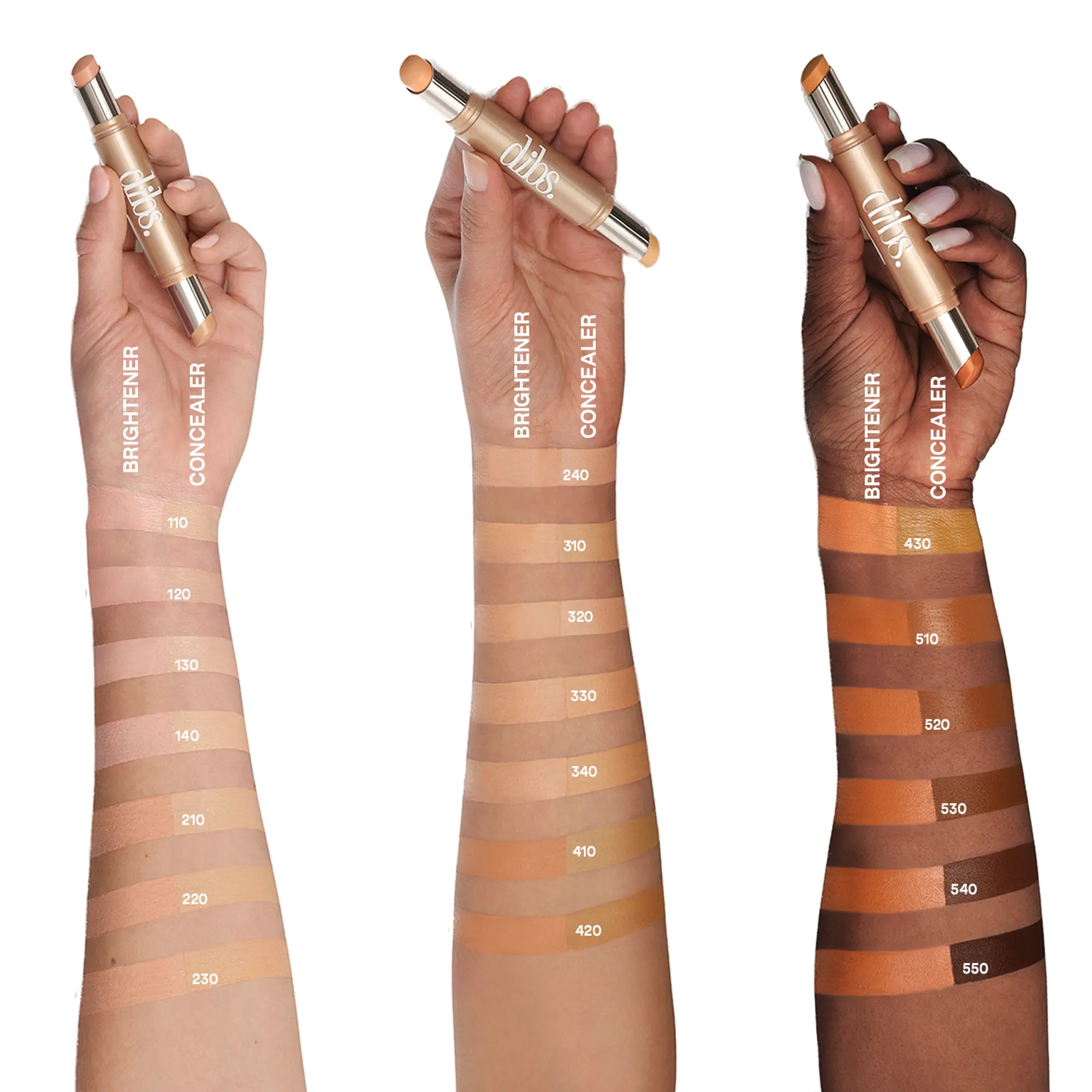 DIBS Beauty The Edit Essentials - The Edit Stick Brightener & Concealer Duo + Duo Brush Conceal DIBS Beauty The Edit Essentials - The Edit Stick Brightener & Concealer Duo + Duo Brush Conceal