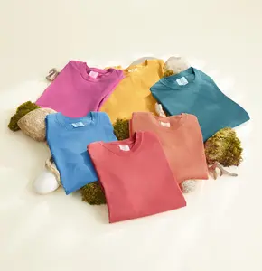 Oversized Heavyweight Cotton T-Shirt | Vintage Washed Soft Basic Tee | Streetwear Essential Unisex Summer OOTD Must-Have