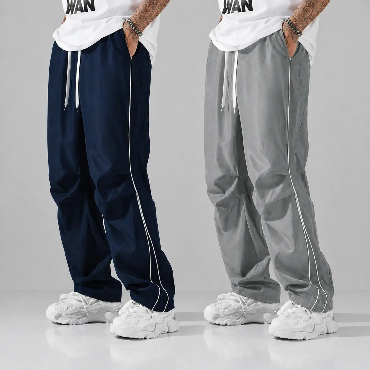 Dark Blue + Gray