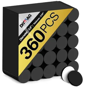 Magnets with Adhesive Backing, 360 Pcs Diameter 0.8'' x 0.04'' Magnetic Dots for Classroom, for Crafts, for Whiteboard, for Refrigerator-Easy Peel and Stick