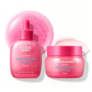 EQQUALBERRY NAD+ Longevity Ritual:Peptide Boosting Serum & Cream Duo IAdvanced Anti-Aging & Cellular Skin Repair |Firming & Lifting for Face, Neck & Body