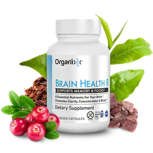 Organixx Ageless Brain - Powerful Brain Health Support, 60 Capsules, Supports Brain Function, Clarity & Focus, Reenergizes Brain Cells, Promotes a Balanced Mood Natural