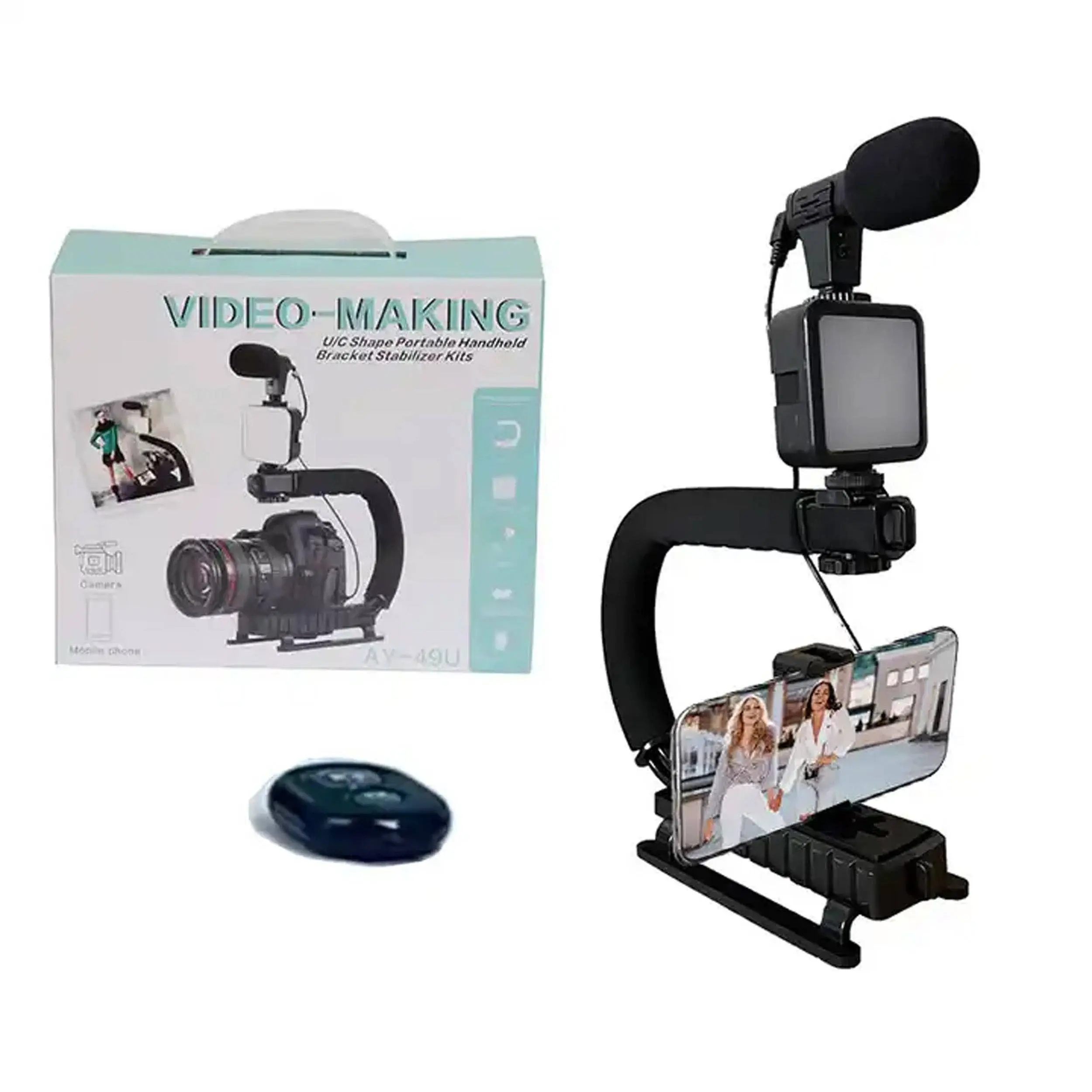Portable Vlogging Kit with Microphone
