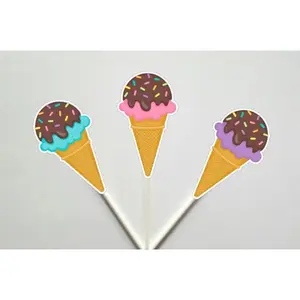 Ice Cream Cupcake Toppers, Ice Cream Party, Ice Cream Birthday