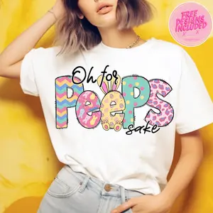for peeps sake shirt,bunny  shirt,peep doodles ,peeps sake ,bunny easter ,retro easter ,retro bunny