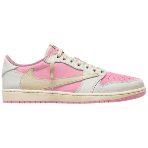 Travis Scott x Air Jordan 1 Retro Low OG 'Muslin Pink' POS