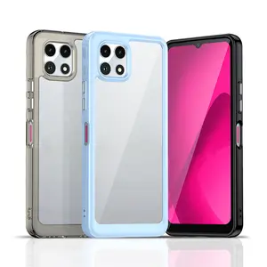 Transparent Colorful TPU Case for T-Mobile Revvl 7 Pro T Phone 2 Pro 5G Protective Cover Clear Fundas Coque Capa